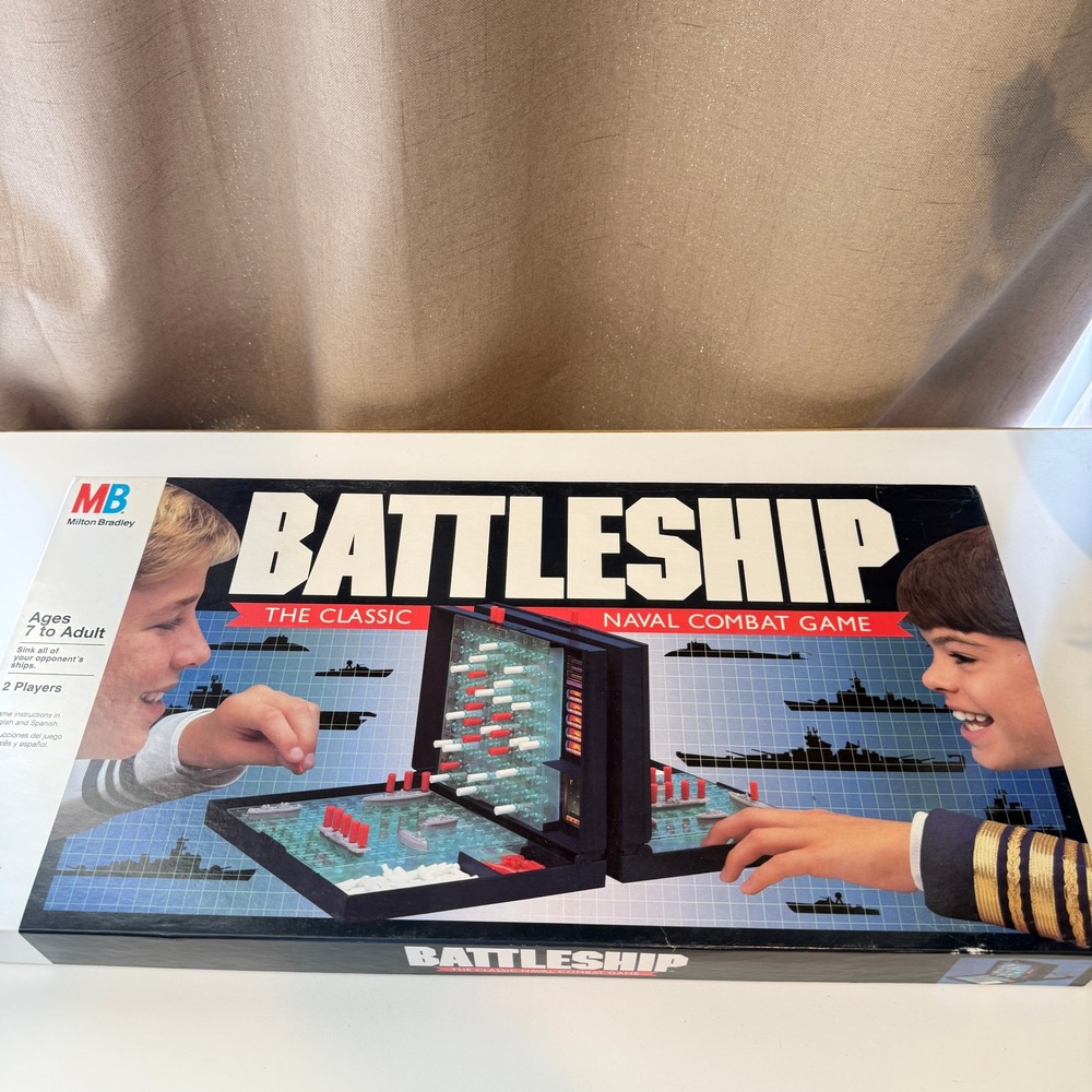 Milton Bradley Battleship The Classic Naval Combat Game 2 Player Strategy Toy